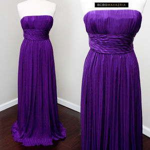 BCBG Purple Evening Dress